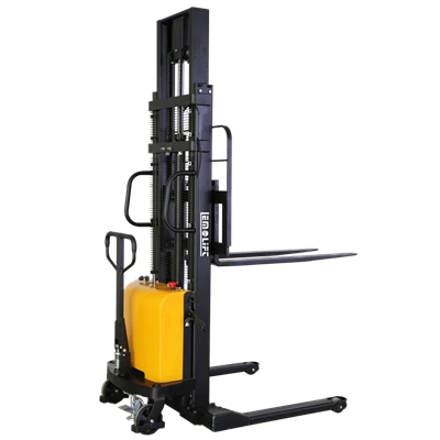 Straddle Stacker Semi Electric